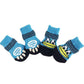 4pcs Warm Puppy Dog Socks Soft Pet Knits Socks Cute Cartoon Anti Slip Socks Warm Puppy Dog Shoes Small Medium Dogs Pet Product