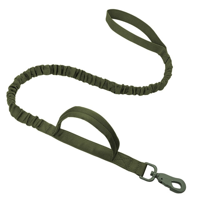 Durable Tactical Dog Collar Adjustable Nylon Military Dog Collar Leash For Medium Large Dogs German Shepherd Training Hunting