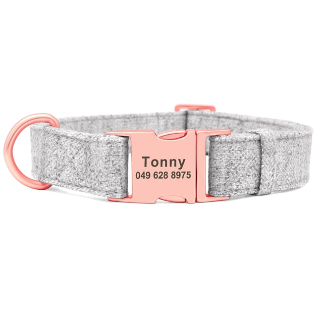 High Quality Personalized Dog Collar Adjustable Customized Pet Collar For Small Medium Large Dogs Free Engraved Dog Accessories