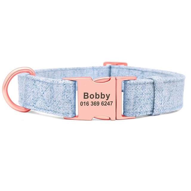 High Quality Personalized Dog Collar Adjustable Customized Pet Collar For Small Medium Large Dogs Free Engraved Dog Accessories