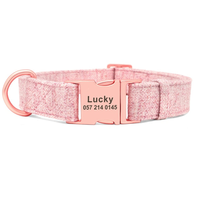 High Quality Personalized Dog Collar Adjustable Customized Pet Collar For Small Medium Large Dogs Free Engraved Dog Accessories