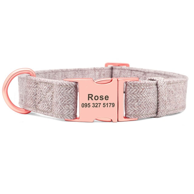 High Quality Personalized Dog Collar Adjustable Customized Pet Collar For Small Medium Large Dogs Free Engraved Dog Accessories