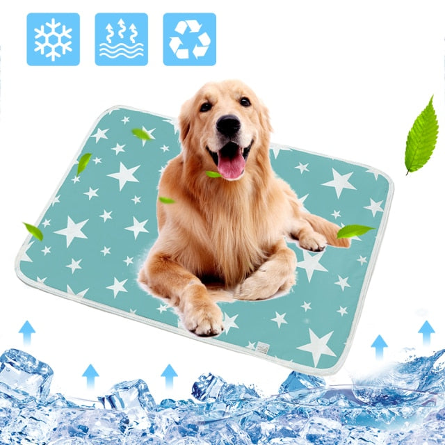 Dog Pet Diaper Mat Urine Absorbent Environment Protect Diaper Mat Waterproof Reusable Training Pad Dog Car Seat Cover Dog bed
