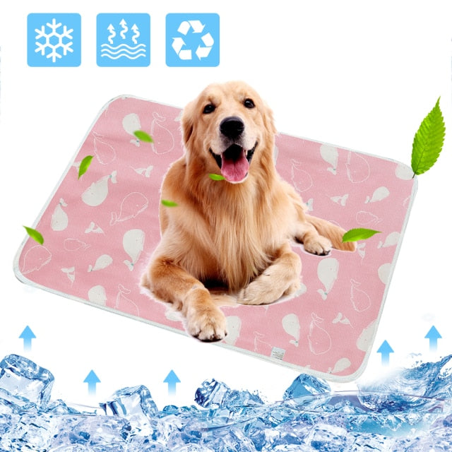 Dog Pet Diaper Mat Urine Absorbent Environment Protect Diaper Mat Waterproof Reusable Training Pad Dog Car Seat Cover Dog bed