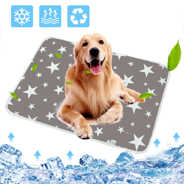 Dog Pet Diaper Mat Urine Absorbent Environment Protect Diaper Mat Waterproof Reusable Training Pad Dog Car Seat Cover Dog bed