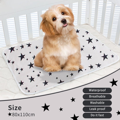 Dog Pet Diaper Mat Urine Absorbent Environment Protect Diaper Mat Waterproof Reusable Training Pad Dog Car Seat Cover Dog bed
