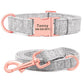 Personalized Dog Collar And Leash Set Free Engraved Pet Dog ID Tag Nameplate Collars For Small Medium Large Dogs Collar