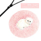 Detachable Dog Bed With Zipper  For Dogs Cats Round Mat Thicken Plush Warm Pet Bed Dropshipping