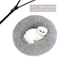 Detachable Dog Bed With Zipper  For Dogs Cats Round Mat Thicken Plush Warm Pet Bed Dropshipping