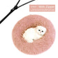 Detachable Dog Bed With Zipper  For Dogs Cats Round Mat Thicken Plush Warm Pet Bed Dropshipping