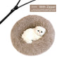 Detachable Dog Bed With Zipper  For Dogs Cats Round Mat Thicken Plush Warm Pet Bed Dropshipping