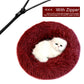 Detachable Dog Bed With Zipper  For Dogs Cats Round Mat Thicken Plush Warm Pet Bed Dropshipping