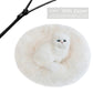 Detachable Dog Bed With Zipper  For Dogs Cats Round Mat Thicken Plush Warm Pet Bed Dropshipping