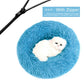 Detachable Dog Bed With Zipper  For Dogs Cats Round Mat Thicken Plush Warm Pet Bed Dropshipping