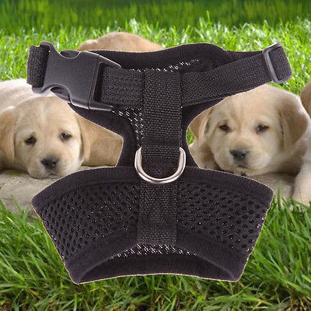 Adjustable Pet Control Harness Collar Safety Strap Mesh Vest For Dog Puppy Cat  Dog Supplies Adjustable Pet Leash Accessories