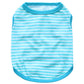 Summer Striped Dog Shirt Cotton Casual Pet Vest Comfortable  Dog Costume Puppy T-Shirt Breathable Dog Clothes