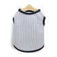 Summer Striped Dog Shirt Cotton Casual Pet Vest Comfortable  Dog Costume Puppy T-Shirt Breathable Dog Clothes