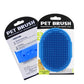 News Pet Dog Cat Bath Brush Comb Rubber Glove Hair Fur Grooming Massaging Kitchen Cleaning Gloves pets Silicone Washing Glove