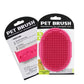 News Pet Dog Cat Bath Brush Comb Rubber Glove Hair Fur Grooming Massaging Kitchen Cleaning Gloves pets Silicone Washing Glove
