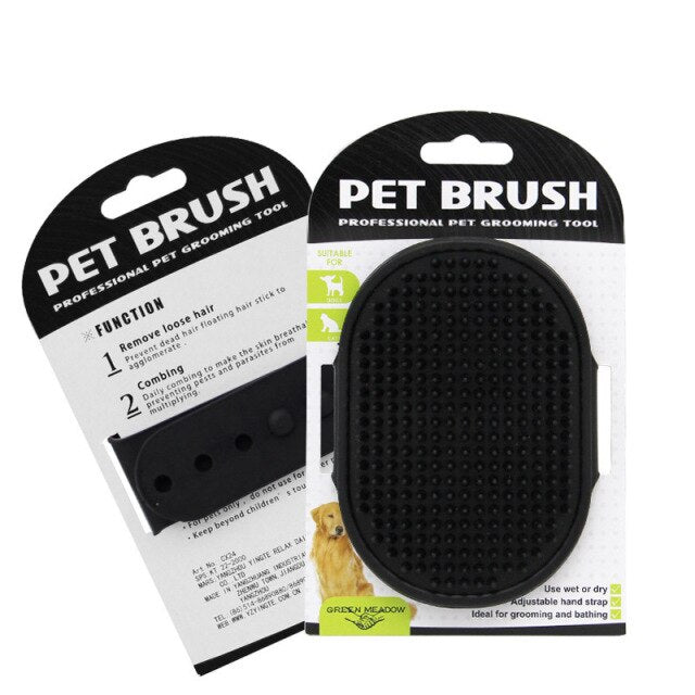 News Pet Dog Cat Bath Brush Comb Rubber Glove Hair Fur Grooming Massaging Kitchen Cleaning Gloves pets Silicone Washing Glove