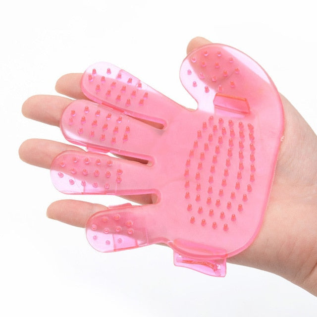 News Pet Dog Cat Bath Brush Comb Rubber Glove Hair Fur Grooming Massaging Kitchen Cleaning Gloves pets Silicone Washing Glove