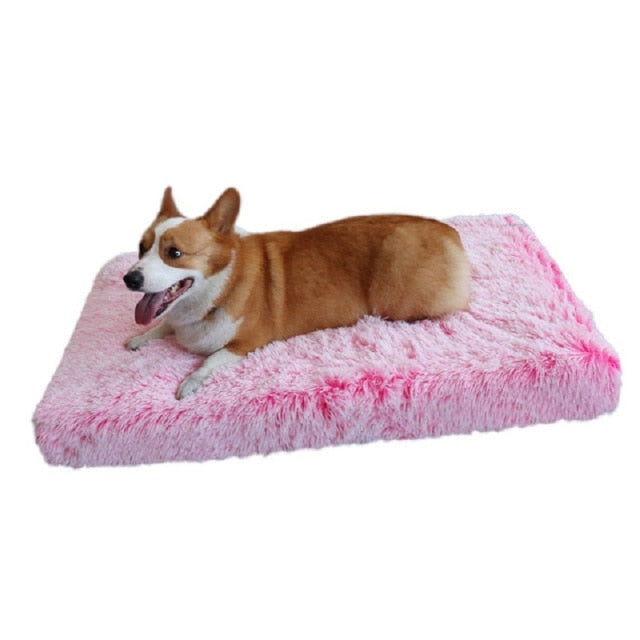 Large Orthopedic Dog Bed Soft Plush Pet Mattress Memory Foam Sofa with Removable Washable Cover Mat Cushion for Large Cat Dogs