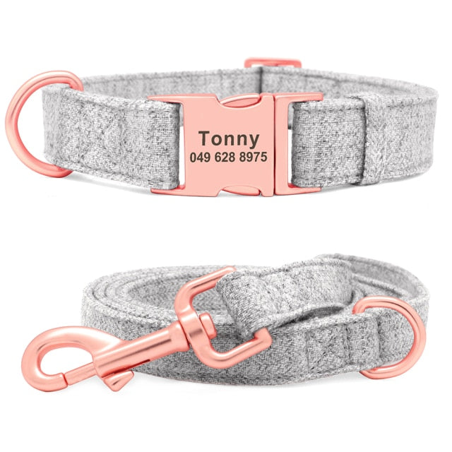High Quality Personalized Dog Collar Adjustable Customized Pet Collar For Small Medium Large Dogs Free Engraved Dog Accessories
