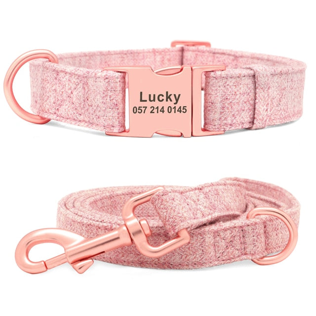 High Quality Personalized Dog Collar Adjustable Customized Pet Collar For Small Medium Large Dogs Free Engraved Dog Accessories