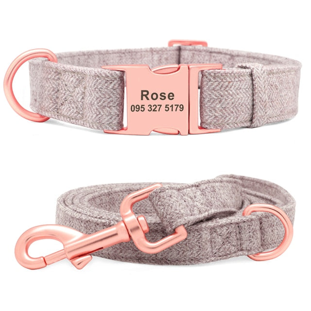 High Quality Personalized Dog Collar Adjustable Customized Pet Collar For Small Medium Large Dogs Free Engraved Dog Accessories