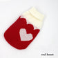 Winter Cartoon Cat Dog Clothes Warm Christmas Sweater For Small Yorkie Pet Clothing Coat Knitting Crochet Cloth XS-3XL