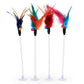 1 PC Spring Pet Cat Toy Elastic With Bell Spring Mouse and Feather