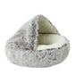 New Warm Dog Bed Cat Mat Round Plush House Sofa Soft Sleeping Pet Basket For Dogs Cats Nest 2 In 1 Pet Bed Pet Cushion Supplies