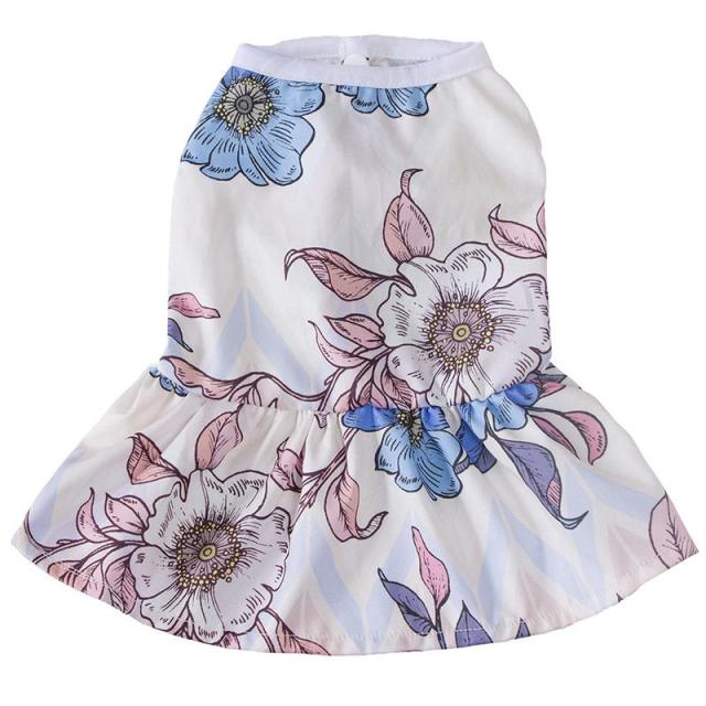 Summer Dog Dress Wedding Dress Skirt Bowknot Lace Sequins Pet Dog Clothes for Small Medium Dogs Sweet Mesh Pet Cat Short Skirts