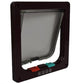 Dog Cat Flap Door with 4 Way Lock Pet Cat Gate Security Flap Door For Animals Plastic Small Dog Gate Cat Flap Pet Door Gate