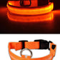 Nylon LED Pet Dog Collar,Night Safety Flashing Glow In The Dark Dog Leash,Dogs Luminous Fluorescent Collars Pet Supplies