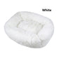 Square Dog Bed Long Plush Solid Color Pet Beds Cat Mat For Little Medium Large Pets Super Soft Winter Warm Sleeping Mats