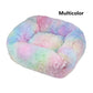 Square Dog Bed Long Plush Solid Color Pet Beds Cat Mat For Little Medium Large Pets Super Soft Winter Warm Sleeping Mats