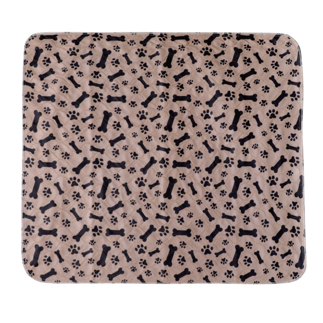 Reusable Pet Puppy Diaper Mat Waterproof Dog Bed Washable Absorbent Training Urine Pad Dog Cat Pee Diaper Mats Car Seat Cover