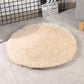 Round Dog Bed Mats Fluffy Fleece Pet Bed Sofa Mat For Dogs Cats Warm Sleeping Blanket Long Plush Puppy Cushion Dog Accessories