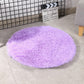 Round Dog Bed Mats Fluffy Fleece Pet Bed Sofa Mat For Dogs Cats Warm Sleeping Blanket Long Plush Puppy Cushion Dog Accessories