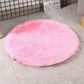 Round Dog Bed Mats Fluffy Fleece Pet Bed Sofa Mat For Dogs Cats Warm Sleeping Blanket Long Plush Puppy Cushion Dog Accessories