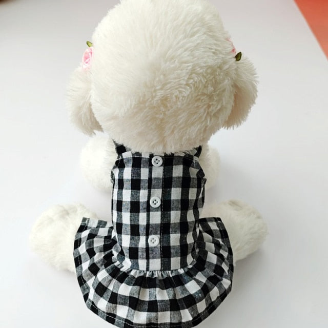 Summer Dog Clothes Cute Floral Sling Dress Thin Skirt Sunscreen For Small Dog Chihuahua Bichon Poodle Costume Puppy Pet Dresses