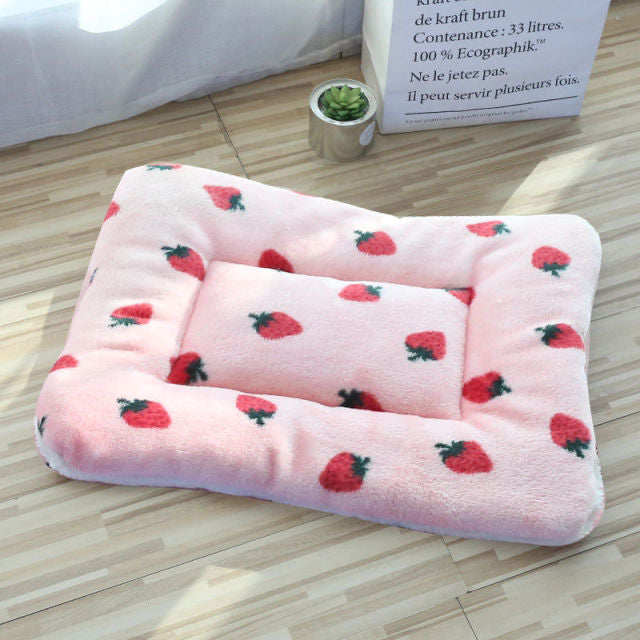 Pet Dog Mats Dog Beds,Thick Blankets for Pets In Winter,cartoon Kennels for Pets,Warm Sleeping Mats for Dogs with Cotton Quilts
