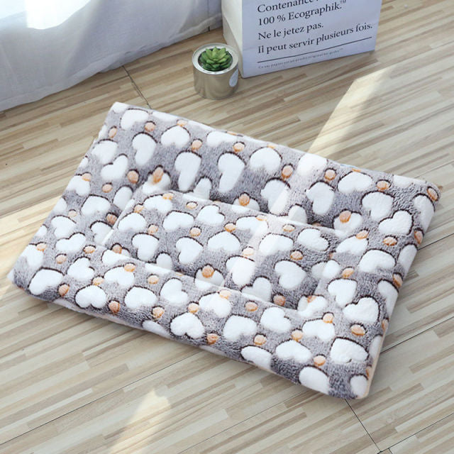 Pet Dog Mats Dog Beds,Thick Blankets for Pets In Winter,cartoon Kennels for Pets,Warm Sleeping Mats for Dogs with Cotton Quilts