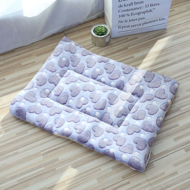 Pet Dog Mats Dog Beds,Thick Blankets for Pets In Winter,cartoon Kennels for Pets,Warm Sleeping Mats for Dogs with Cotton Quilts