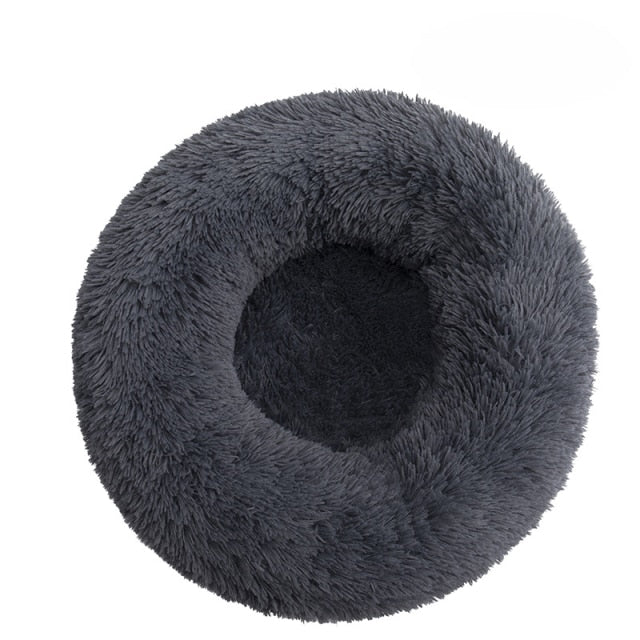 Soft Fluffy Comfortable Pet Dog Bed Cat House Round Dog Kennel Plush Mat Sofa for Cat Dog House New Animals Cat Mat