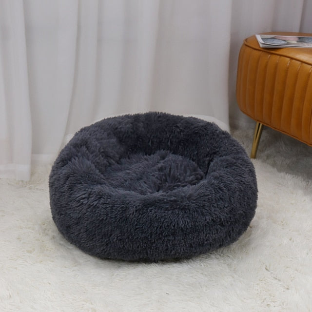 Round Large Dog Sofa Bed with Zipper Washable Cover Pet Bed Cat Bed Mats Winter Warm Sleeping Pets Net Cushion Dogs Supplies