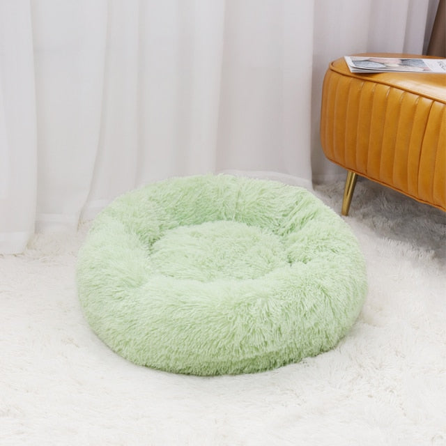 Round Large Dog Sofa Bed with Zipper Washable Cover Pet Bed Cat Bed Mats Winter Warm Sleeping Pets Net Cushion Dogs Supplies
