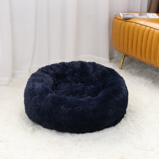 Round Large Dog Sofa Bed with Zipper Washable Cover Pet Bed Cat Bed Mats Winter Warm Sleeping Pets Net Cushion Dogs Supplies