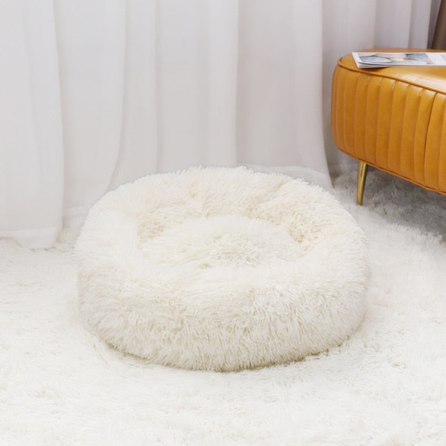 Round Large Dog Sofa Bed with Zipper Washable Cover Pet Bed Cat Bed Mats Winter Warm Sleeping Pets Net Cushion Dogs Supplies